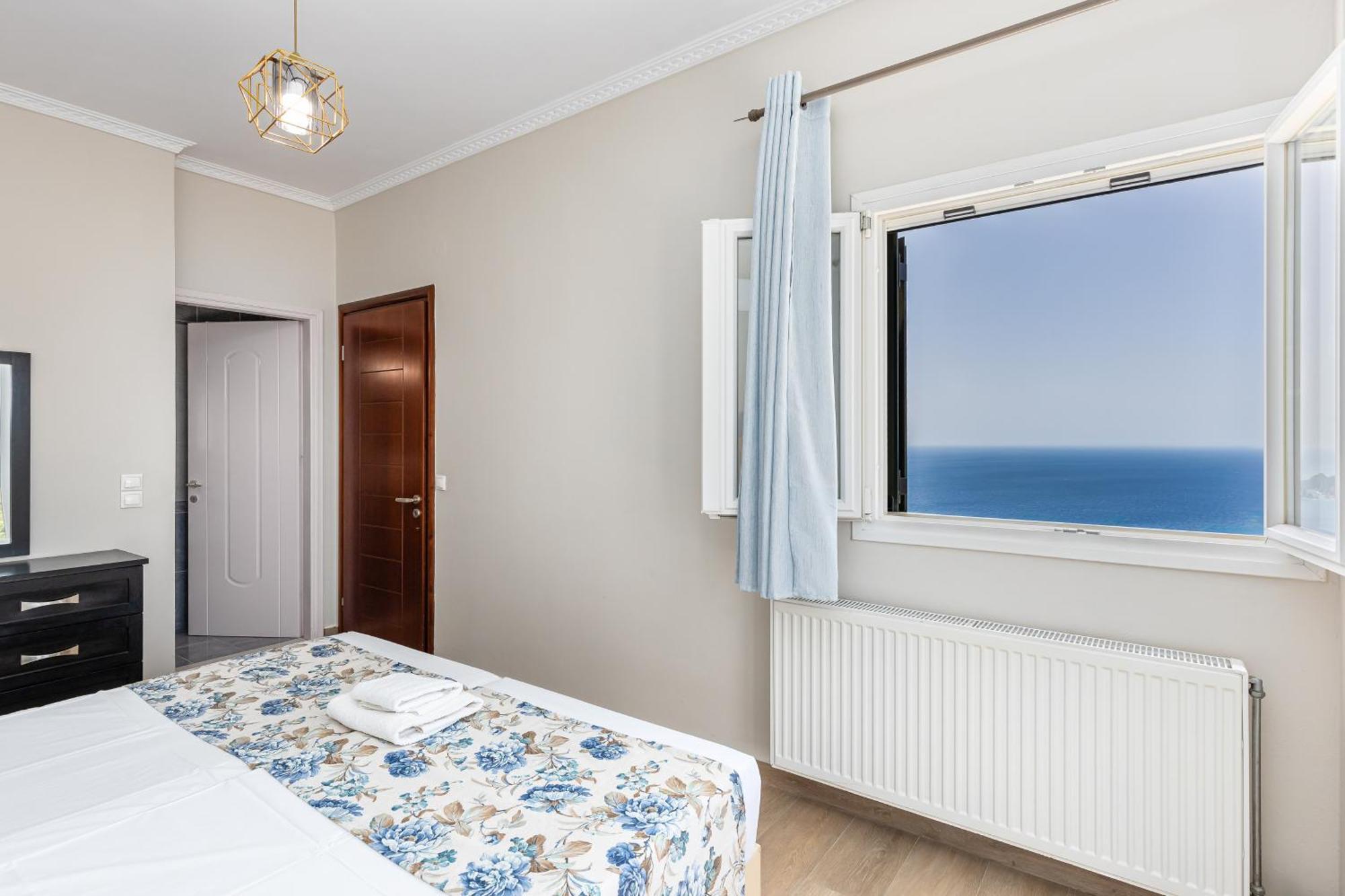 Villa Vardia-Amazing Seaviews With Heated Pool Sinarades Экстерьер фото